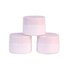 whole sale  20g porcelain white glass cosmetics packaging cream jar with plastic lid